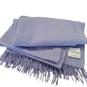 Wilfred Pale Purple 100% Wool Blanket Scarf Wrap *NWOT - Lilac